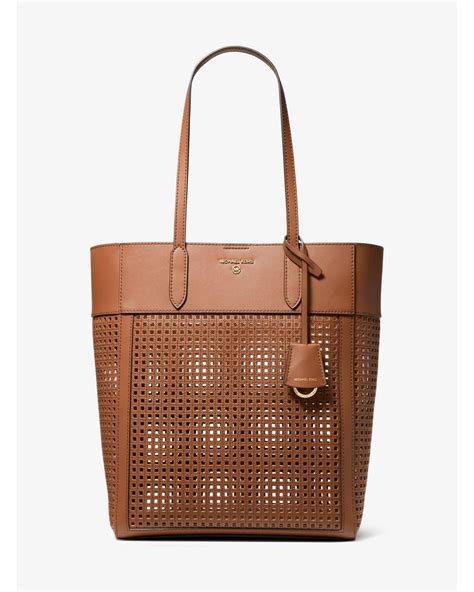 michael kors sinclair shopper tote|sinclair perforated leather bag.